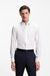 Slim-fit dress shirt in easy-iron stretch cotton