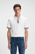 Interlock-cotton polo shirt with contrast tipping