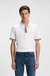 Interlock-cotton polo shirt with contrast tipping