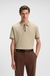 Interlock-cotton polo shirt with contrast tipping