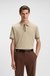Interlock-cotton polo shirt with contrast tipping