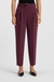 Regular-fit cropped trousers in crease-resistant crepe