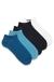 Five-pack of cotton-blend ankle socks with branding