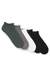 Five-pack of cotton-blend ankle socks with branding