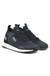 Trainers with knitted uppers and suede trims