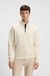Stretch-cotton zip-up sweatshirt with logo print