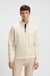 Stretch-cotton zip-up sweatshirt with logo print