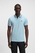 Stretch-cotton slim-fit polo shirt with branding