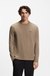 Long-sleeved T-shirt in stretch cotton with contrast logo