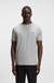 Stretch-cotton T-shirt with contrast logo