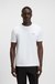Stretch-cotton T-shirt with contrast logo