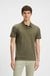 Stretch-cotton slim-fit polo shirt with logo patch