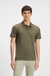 Stretch-cotton slim-fit polo shirt with logo patch