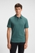 Stretch-cotton slim-fit polo shirt with logo patch