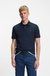Stretch-cotton slim-fit polo shirt with logo patch