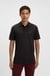 Cotton-piqué polo shirt with logo print