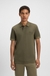 Cotton-piqué polo shirt with logo print