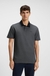 Cotton-piqué polo shirt with logo print