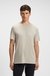Cotton slub T-shirt with logo detail