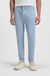Cotton-terry tracksuit bottoms with logo patch