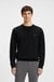 Cotton-terry sweatshirt with logo patch