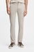Slim-fit trousers in stretch-cotton satin