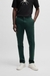 Slim-fit trousers in stretch-cotton satin