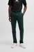Slim-fit trousers in stretch-cotton satin