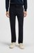 Slim-fit trousers in stretch-cotton satin