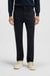 Slim-fit trousers in stretch-cotton satin
