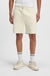 Cotton-terry shorts with logo patch