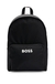 Adjustable-strap backpack with contrast logo