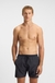 Swim shorts with contrast logo