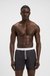 Swim shorts with contrast logo