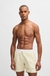 Swim shorts with contrast logo