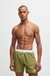 Swim shorts with contrast logo