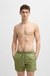 Swim shorts with vertical logo print