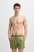 Swim shorts with vertical logo print