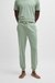 Stretch-cotton tracksuit bottoms with embroidered logo