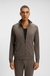 Logo-embroidered regular-fit jacket in stretch-cotton jersey