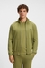 Logo-embroidered regular-fit jacket in stretch-cotton jersey