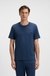 Stretch-cotton T-shirt with embroidered logo