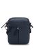 Faux-leather reporter bag with tonal logo