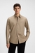 Regular-fit shirt in cotton poplin