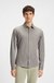 Slim-fit shirt in melange cotton piqué