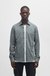 Slim-fit shirt in melange cotton piqué
