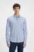 Slim-fit shirt in melange cotton jersey