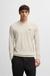 Cotton-blend regular-fit sweater with logo print