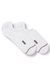 Two-pack of invisible socks in a cotton blend