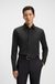 Slim-fit shirt in cotton-blend stretch poplin